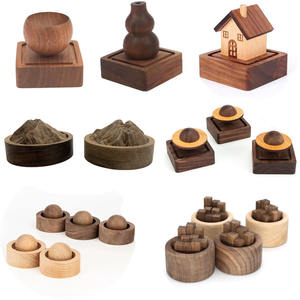 Diffuseur d'huiles essentielles en bois de noyer noir naturel massif Runwood, ODM OEM, logo personnalisé, diffuseur de voiture, expansion d'huiles essentielles, bois parfumé - Product Image 5