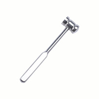 Marteau osseux médical, instrument orthopédique, manche en bois, acier inoxydable, double tête, classe I, certifié CE