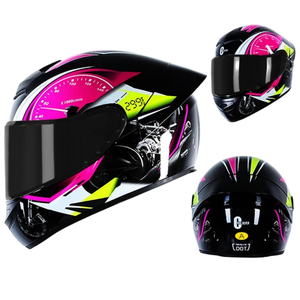 Mode Abs Motoraccessoires Unisex Full Face Helm Moto Crash Fabriek Motorcross Cascos Motorfiets Dot Certificaat - Product Image 1
