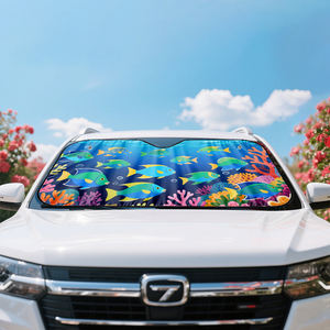 Protección solar <span class=keywords><strong>completa</strong></span> Parasol para coche Entretenimiento surrealista personalizado Monstruos universales Película de terror clásica Parasol - Product Image 4