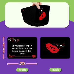 50 Tarjetas <span class=keywords><strong>de</strong></span> <span class=keywords><strong>Preguntas</strong></span> para Parejas, Juego <span class=keywords><strong>de</strong></span> Conversación para Parejas, Diversión para Citas Nocturnas, Actividades para Adultos - Product Image 5