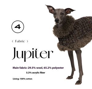 Großhandel Designer Maßgeschneiderte Umweltfreundliche Warme Luxuriöse Elegante Winter Hundemantel aus Wolle und Polyester für kleine und mittelgroße Hunde und Katzen - Product Image 6