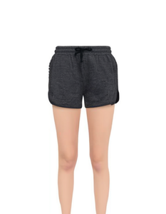 Shorts décontractés en tricot pour femmes, taille mi-haute, cordon de serrage, coton élasthanne respirant, coupe régulière, couleur unie, tailles S M L XL - Product Image 1