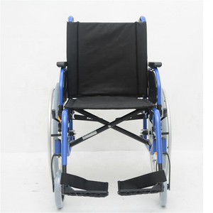 Fauteuil roulant manuel léger en aluminium JUMAO avec repose-jambes amovibles et accoudoirs rabattables pour personnes handicapées, malades et personnes âgées - Product Image 4