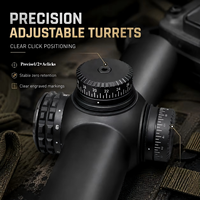Lunette d'observation TYPHON XG 1-10X24 FFP LPVO avec verre ED, revêtement vert, résistante à l'eau, aux chocs et à la poussière
