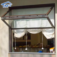 Ventanas Plegables Verticales Modernas y Populares para Exteriores, Ventanas de Acordeón, Ventanas Bi-Plegables, Ventanas Plegables de Aluminio para Casas