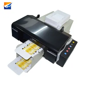 ZYJJ Impressora de Cartões de Acesso Comercial Digital Id Cartão de Identificação de Máquina Dupla Face em PVC Branco