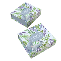 Boîte magnétique de luxe de haute qualité pour bonbons au chocolat boîte de cadeaux d'emballage à clapet pour biscuits boîte de séparateurs d'insertion en plastique