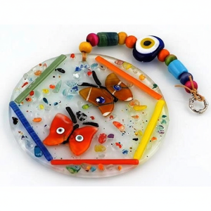 12 X 22 cm Glass Evil Eyes <b>Wall</b> <b>Decoration</b> Unique and Eye-catching <b>Wall</b> Accent - Product Image 2