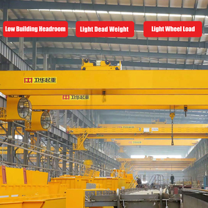 Grúa puente de doble viga con polipasto eléctrico tipo LH de 5T, 10T, 20T, 32T para sistema de grúas de estación de trabajo - Product Image 3