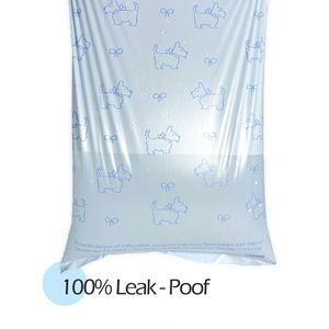 Sacs à déjections canines biodégradables et compostables à motifs variés, 20 sacs/rouleau, sacs colorés pour l'élimination des déchets canins - Product Image 5
