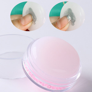 Outil <span class=keywords><strong>de</strong></span> tamponnage en acrylique pour nail art, tête en silicone souple, tampon en gelée, motif sourire, gabarit <span class=keywords><strong>de</strong></span> <span class=keywords><strong>manucure</strong></span> pour le style des ongles - Product Image 3