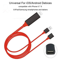 Full HD USB zu HDMI Konverter kabel HDMI Adapter kabel für iPhone 8X7 6s Plus iPad TV Xiaomi Android Phone zu HDMI Adapter