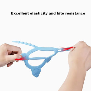 Jouets <span class=keywords><strong>de</strong></span> <span class=keywords><strong>dentition</strong></span> unisexes pour bébés, en silicone souple <span class=keywords><strong>de</strong></span> qualité alimentaire, anti-chute, sans BPA - Product Image 5