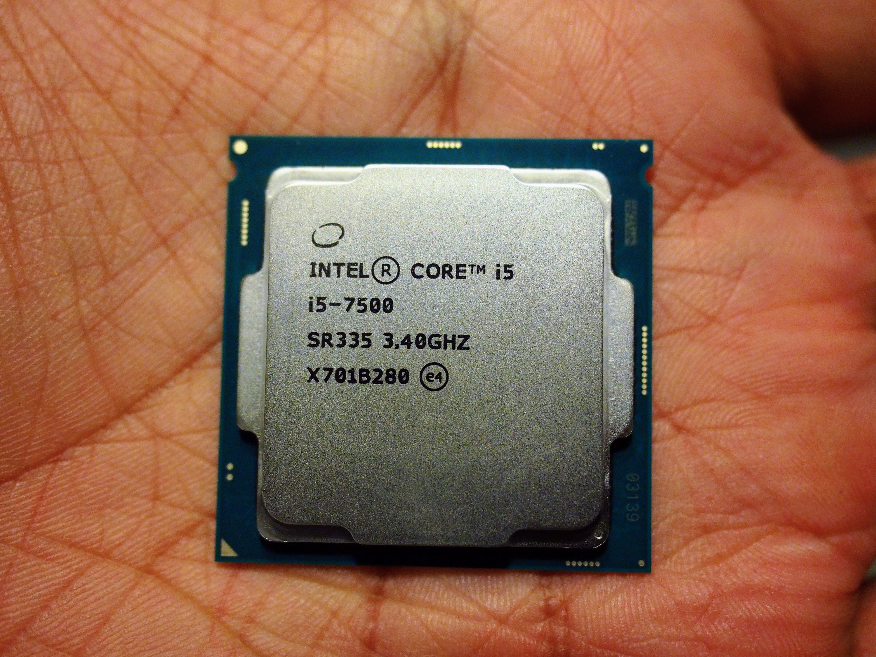 New Original for Intel CPU Core I5-7500 I5-7500T 4core 3.40GHz
