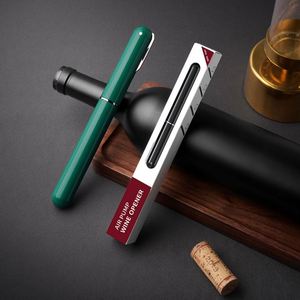 WSY966 Wholesale Luxury Plastic Easy Cork Remover Corkscrew Pen Custom Air Pocket Pressure <b>Pump</b> <b>Wine</b> Opener Set With Logo - Product Image 2