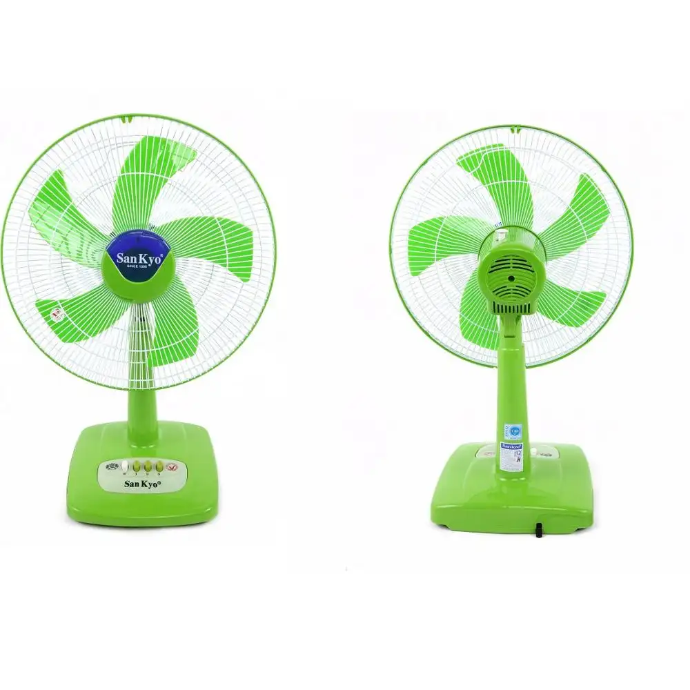 Strom Kunststoff Vietnam Home Air Quality Appliances Kostenlose Ersatzteile 16 Zoll Schreibtisch ventilator SanKyo Ohne Flügel Starker Wind ventilator