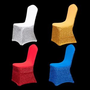 Housse de chaise scintillante pour banquet, en polyester et spandex extensible, pour événements - Product Image 5