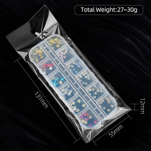 Kit DIY de bijoux dentaires à dos plat, breloques en strass et cristaux pour la décoration des ongles et des dents - Product Image 4