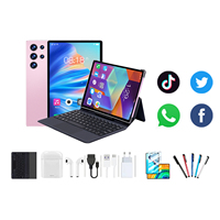 Nouvelle Tablette PC Android Haute Performance 16 Go de RAM 512 Go avec Processeur MTK, Double Caméra, Écran Tactile, Interface USB 5G WiFi pour l'Éducation