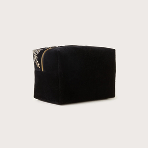 Pochette da Trucco da Donna <span class=keywords><strong>in</strong></span> Velluto Qetesh Fashion, Beauty Case da <span class=keywords><strong>Viaggio</strong></span> <span class=keywords><strong>in</strong></span> Tela con Logo Ricamato Personalizzato - Product Image 5
