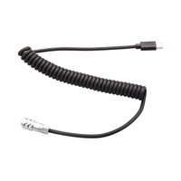 Adaptateur d'alimentation à charge rapide Type-C vers câble d'alimentation spiralé BMPCC 4K/6K Pro 9V/12V pour caméras de cinéma