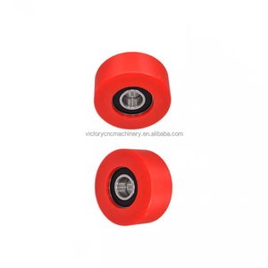 20*80*36mm nhiệm vụ nặng nề thang cuốn Bước Con lăn polyurethane cao su bao phủ mang bậc thang bước bánh xe phổ chuỗi con lăn - Product Image 5