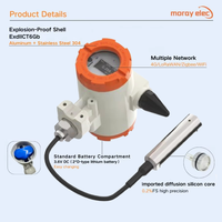 ME6001W NB-IoT Capteur de Niveau LoRaWAN Émetteur Sans Fil LoRaWAN à Distance Submersible Alimenté par Batterie Capteur de Niveau d'Eau 4G pour Réservoir