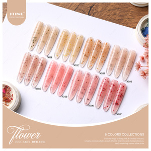 JTING Gel Costruttore Unghie Trasparente Naturale 8 Colori, Gel Base Beige Duro per Estensione Unghie, Senza HEMA/TPO - Product Image 3