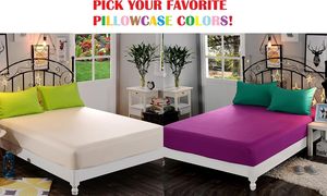 Elegant Comfort 1500 Premium Hotel Quality 1 pieza Queen Grey Microfiber 16-Inch Deep Pocket Sábana bajera plana antiarrugas - Product Image 4