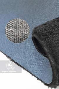 Tapis de bain luxueux gris en peluche, lavable, épaisseur 25 mm, doux, 100 % polyester, antidérapant, antibactérien, taille personnalisée pour hôtel, fabrication OEM ODM - Product Image 3