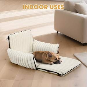 Assento de Carro para Cães de Algodão Multifuncional para Cães Pequenos/Médios, Portátil e Dobrável com Capa Removível e Lavável - Product Image 6