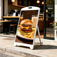 Affichage de menu LED personnalisable pour intérieur, panneau publicitaire numérique mural étanche pour école, restaurant, café 2026