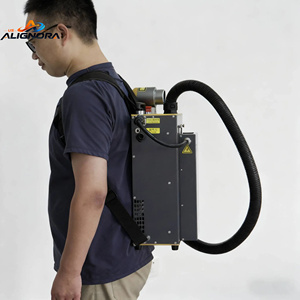 Nettoyeur laser à impulsions haute efficacité 300W pour l'élimination de la peinture et le nettoyage des surfaces murales pour atelier industriel - Product Image 2