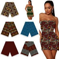 Africaine syal katun motif kustom Model wig Turkiye seprai blok cetak benang Combed Batik Woven jubah Pagne