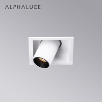 Spot encastré LED COB linéaire anti-éblouissement moderne et réglable pour salon, 5W, 10W, 15W, 20W, 25W