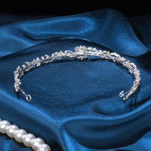 <span class=keywords><strong>Couronne</strong></span> de mariée de style vintage euro-américain à double couche avec strass, exquise pour concours de beauté, en alliage et pierres de cristal - Product Image 4