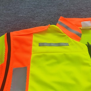 Ropa de trabajo de alta visibilidad personalizada, seguridad reflectante, transpirable, chaqueta Mest Hi Vis - Product Image 6
