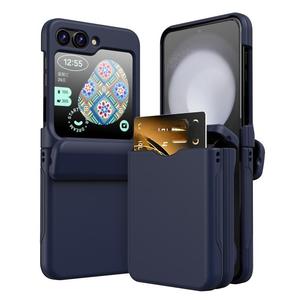 Funda Protectora Compatible con Samsung Z Flip7 con Ranura para Tarjetas, Funda Tipo Cartera Plegable para Galaxy Z Flip6/3, Resistente a Caídas - Product Image 6