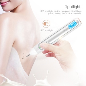 Professional Tag Removal Pen 6 Levels Adjustment Facial Skin Mole Removal <b>Machine</b> Spotlight Beauty Pen Wireless Charging Base - Product Image 4