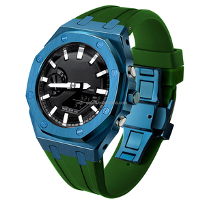 Bracelet de montre en silicone Ga-<span class=keywords><strong>2100</strong></span> modifié de luxe bleu ciel pour bandes Casiaok <span class=keywords><strong>G</strong></span> <span class=keywords><strong>Shock</strong></span> Ga2100 Ga <span class=keywords><strong>2100</strong></span> - Product Image 4
