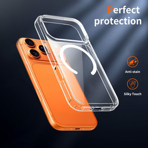 Wholesales 1.5mm Clear Magnetic Phone Case for 17 Series Anti-scratch Strong N52 Magnet Attraction Mobile Case for iPhone 17 Pro - Product Image 6