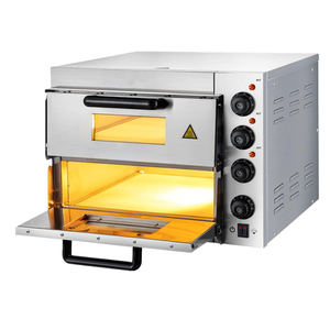Forno comercial elétrico industrial de 16 polegadas para assar pão, torradeira e padaria, de dois andares - Product Image 1