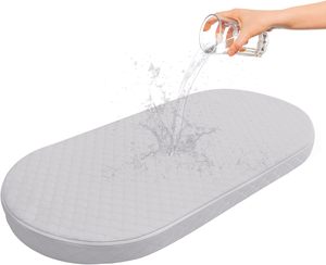 Bé nôi nệm, thoáng khí, không gây dị ứng không độc hại, hình bầu dục với loại bỏ vỏ chống thấm nước - Product Image 1