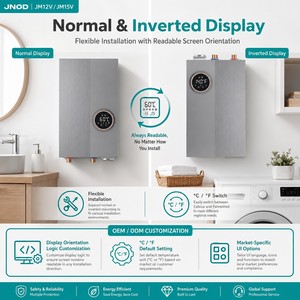 <span class=keywords><strong>Calentador</strong></span> <span class=keywords><strong>de</strong></span> Agua Eléctrico Instantáneo WiFi, <span class=keywords><strong>Calentador</strong></span> <span class=keywords><strong>de</strong></span> Agua sin Tanque para Montar en la Pared, para Apartamentos, Baños, Hoteles y Lavabos - Product Image 5