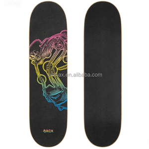 Nueva llegada al por mayor: Piezas de griptape antideslizante para longboard Dragon Skateboard, impresas y personalizadas, de PE, 33x9 pulgadas, para mercado negro. - Product Image 2