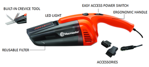 Vacmaster 12V humide et sec Car Vac mini portable aspirateur électrique de voiture à main-AA12V1 - Product Image 6