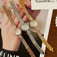 Pabrik Jam Tangan Shigaodi Scottie9609B Dial Kecil Baru Berbahan Mutiara untuk Remaja, Fashion Quartz Pointer, Tali Akrilik, Tahan Air 30M