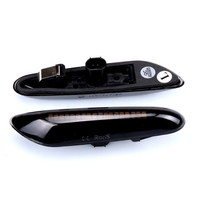 Nouveau clignotant latéral dynamique à LED ambre, Plug-and-Play, lentille fumée noire/cristal pour E46 E60 E81-E88 E90-E93