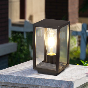 Pilar de puerta principal <span class=keywords><strong>para</strong></span> exteriores, farol de <span class=keywords><strong>Pedestal</strong></span> decorativo <span class=keywords><strong>para</strong></span> jardín, casa, valla, luces de poste LED de 20W - Product Image 2